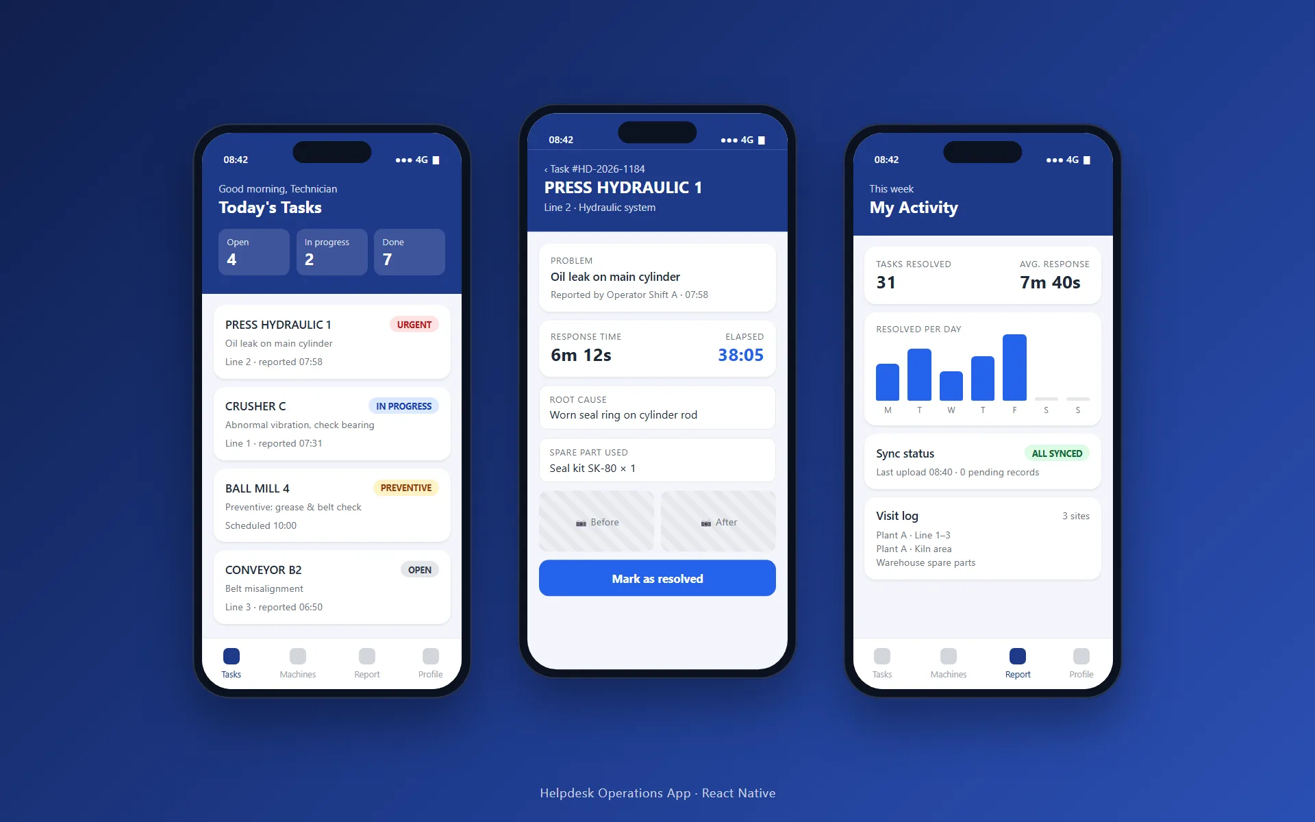 Helpdesk Operations App