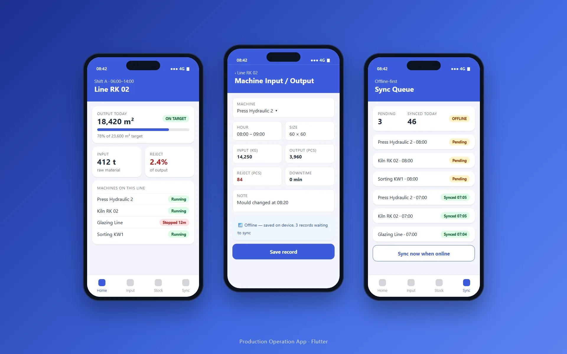 Production Operation App